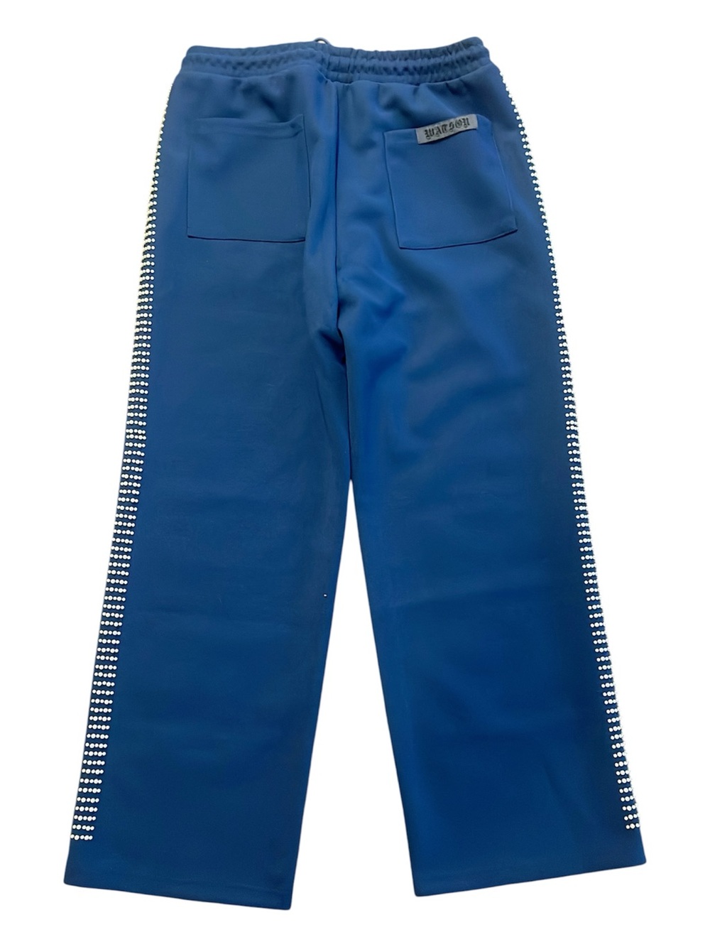 Men's Navy Pants with Side Pearls Detail Sz XL - Picture 2 of 3